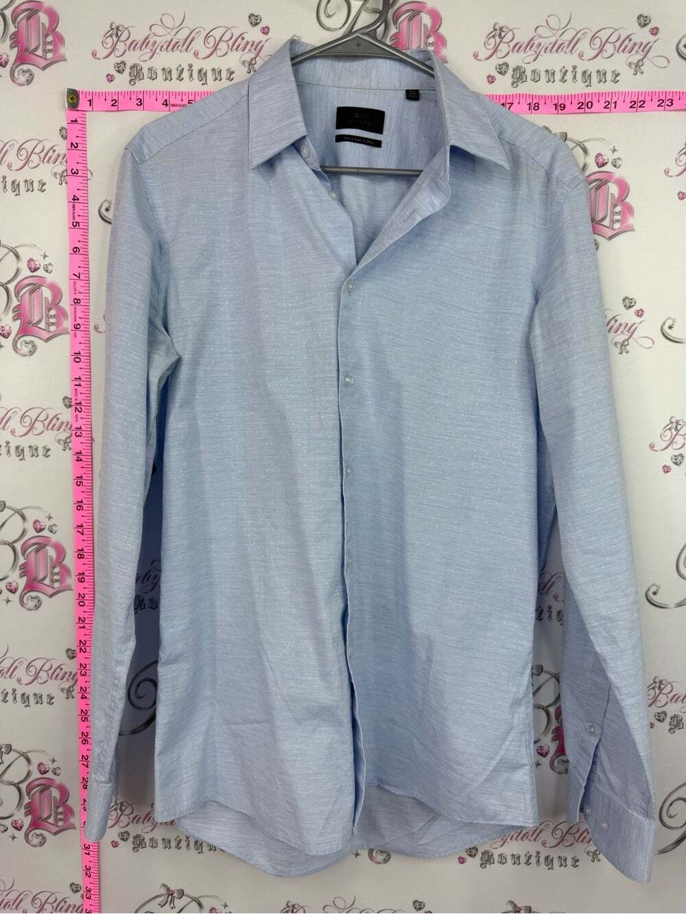 G2000 Men's Light Blue Button-Down Dress Shirt - Classic Fit